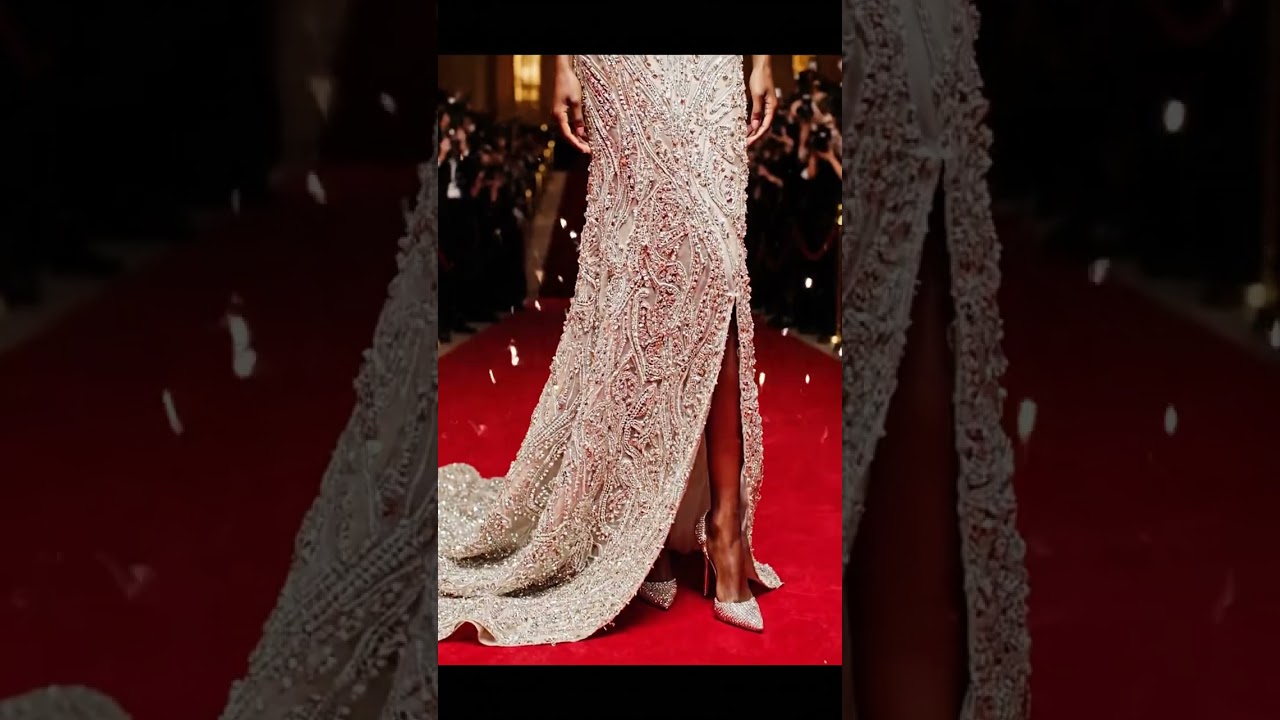 The Red Carpet Arrival The Glass Human Red Carpet #fashion #metgala #redcarpet #glass  #dressdesign