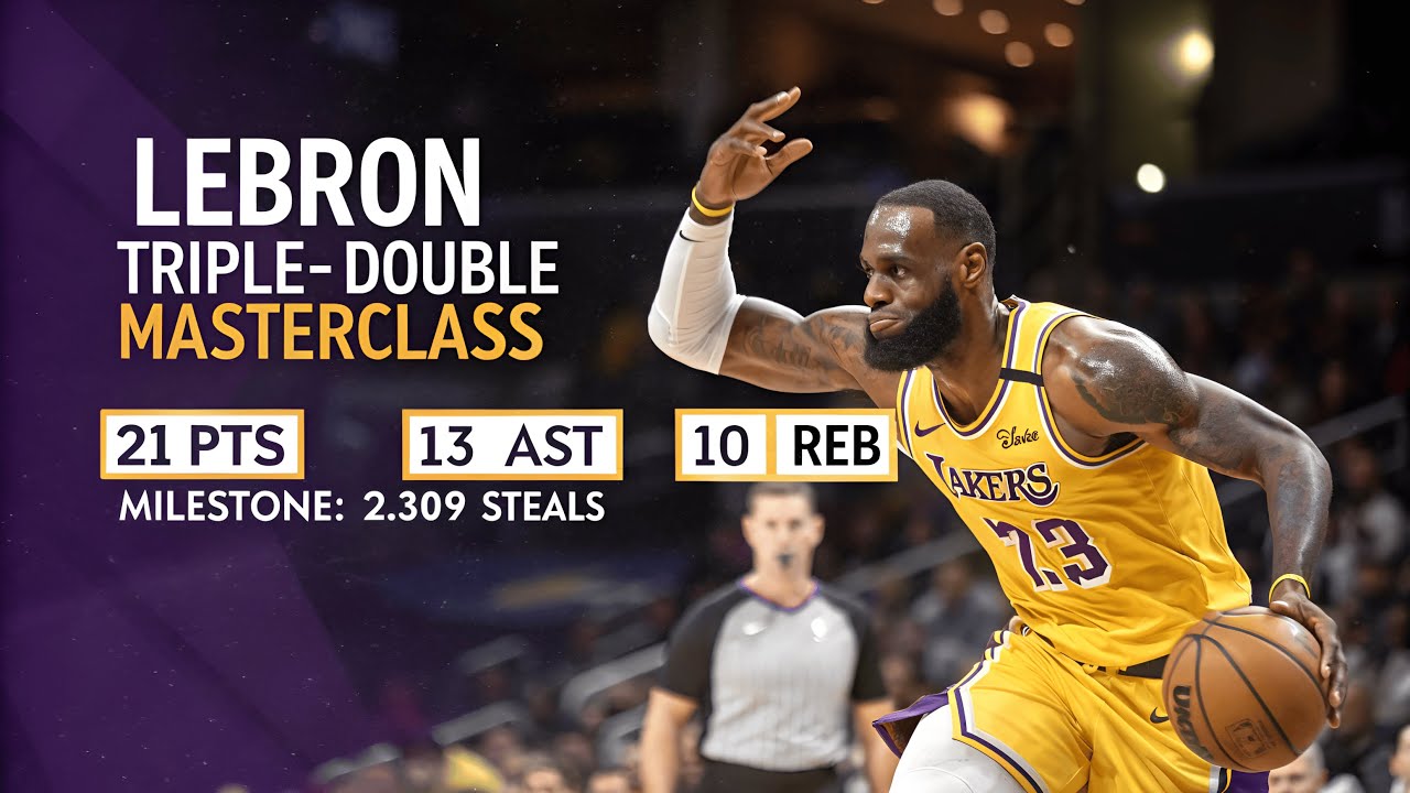 LeBron James Dominates with Triple-Double as Lakers Cruise to Victory ...