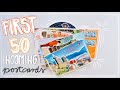 My First 50 Incoming Postcards | Direct Instagram Swaps | Postcrossing
