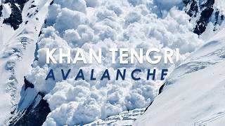 Massive Avalanches On Khan Tengri Raw Power Of Nature
