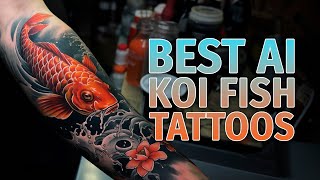 Koi Fish Tattoos: Elegance in Motion