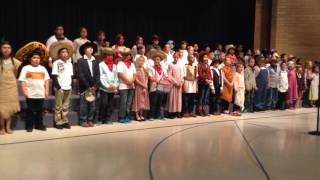 Bacchus Elementary 4th grade singing Utah, This Is the Place