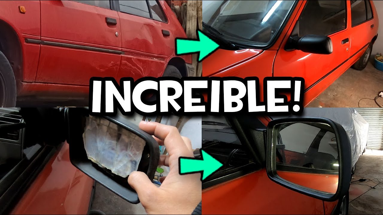 Puertas PULIDAS 👌 RETROVISORES como NUEVOS 😎 y me pasa ESTO 😲 | Peugeot 205 GTD