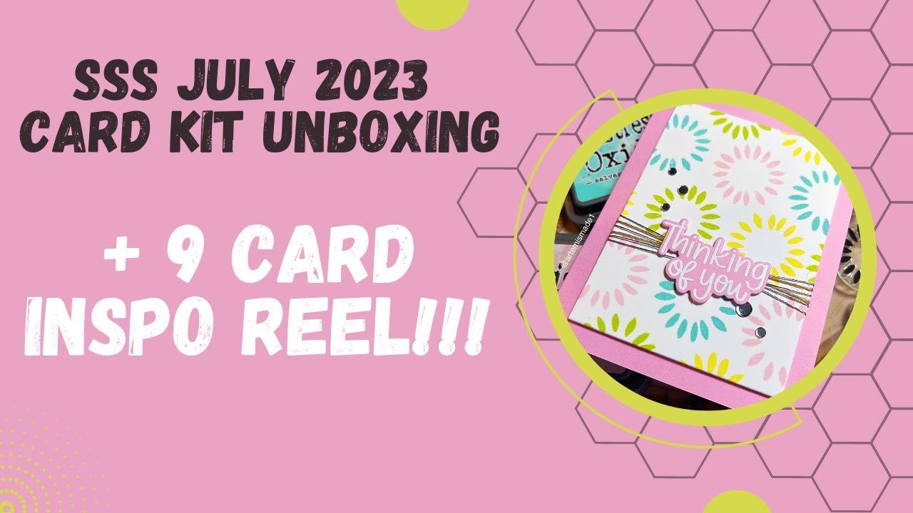 SSS July 2023 Card Kit Unboxing +9 CARDS!!! - YouTube
