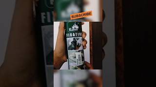 Küefox Fixative spray use and unboxing