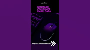 Denmark Consumer Email Data | B2C Email List