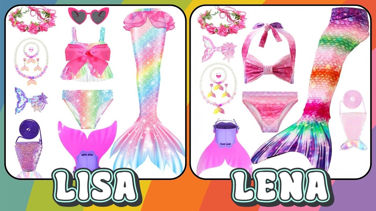 Лиза или Лена 💜 Трендовые наборы макияжа, платья принцесс и многое другое #лиза #лена #лизаорлена...