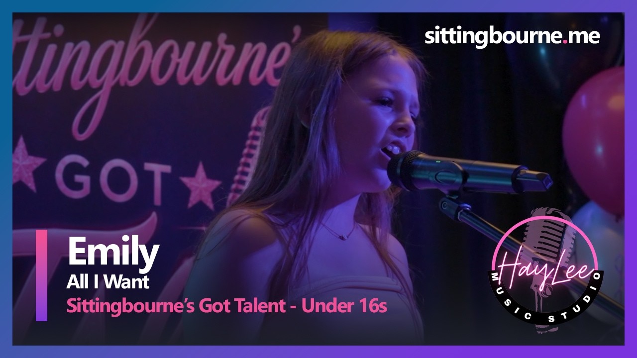 Emily performing ‘All I Want’ at Sittingbourne’s Got Talent