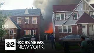 3 hurt as 5-alarm fire spreads to multiple homes in Queens