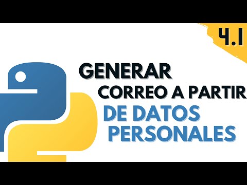 4.1 Generar correo a partir de datos personales | Index y Slicing | Programar desde cero en Python