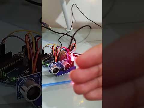سنسور اولترا سونیک برای سنجش فاصله و بررسی وجود مانع آردیونو
