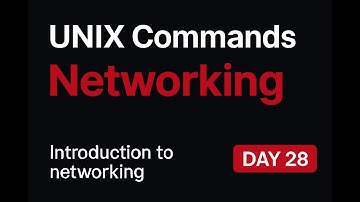 UNIX Commands – Networking Basics Explained | Day 28