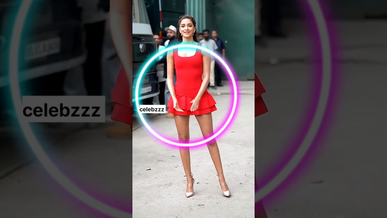 Ananya Panday’s Ruffled Red Mini Dress♥️Price?🤯