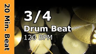 3/4 Drum Loop 120 BPM