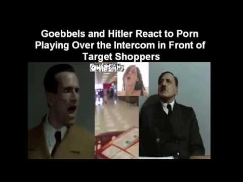 Goebbels and Hitler React to Porn Playing Over the Intercom in Front of  Target Shoppers