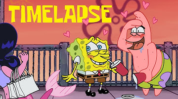 Time lapse/Speedpaint - SpongeBob