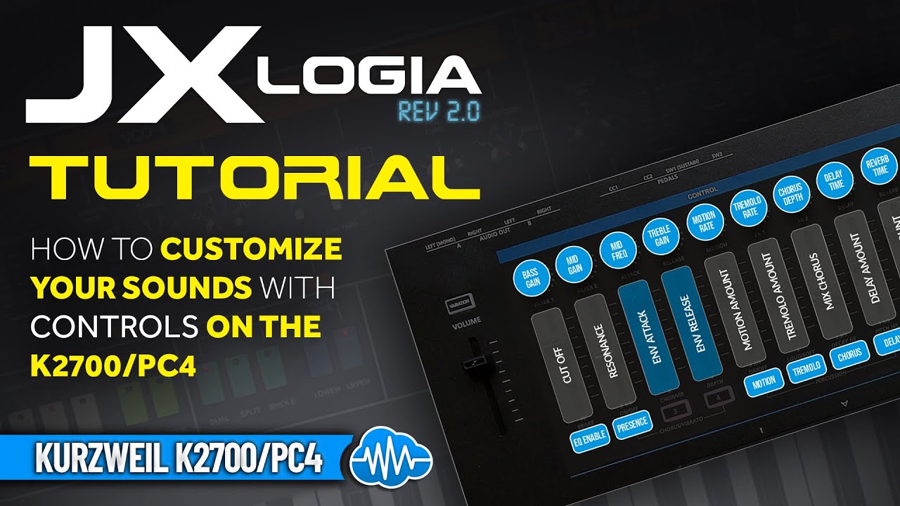 KURZWEIL K2700 / PC4 ♫ 24 Custom Sounds ▻ JX LOGIA Rev2