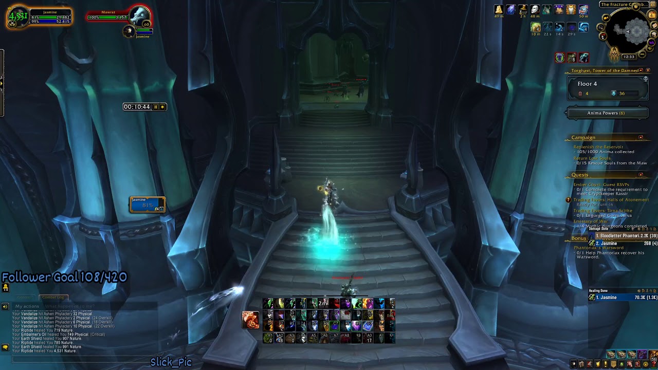 Resto Shaman Speedrun Torghast Layer 6 Fracture Chambers