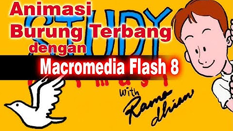 animasi burung terbang menggunakan Macromedia Flash 8