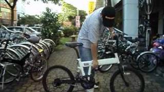 Demostration Of 20 Japan Used 6Speed Folding Bicycle Brand Senseless Records