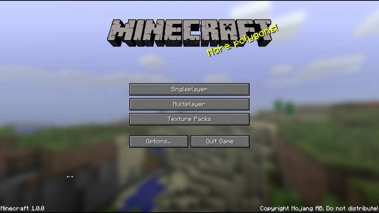 Minecraft 1.0.0 › Releases ›  — Minecraft Downloads