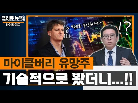 마이클버리의 경기침체 대비 <strong>주식</strong>, 기술적으로 보니 장난 아니네? / <strong>프리뷰</strong> 뉴욕 하이라이트