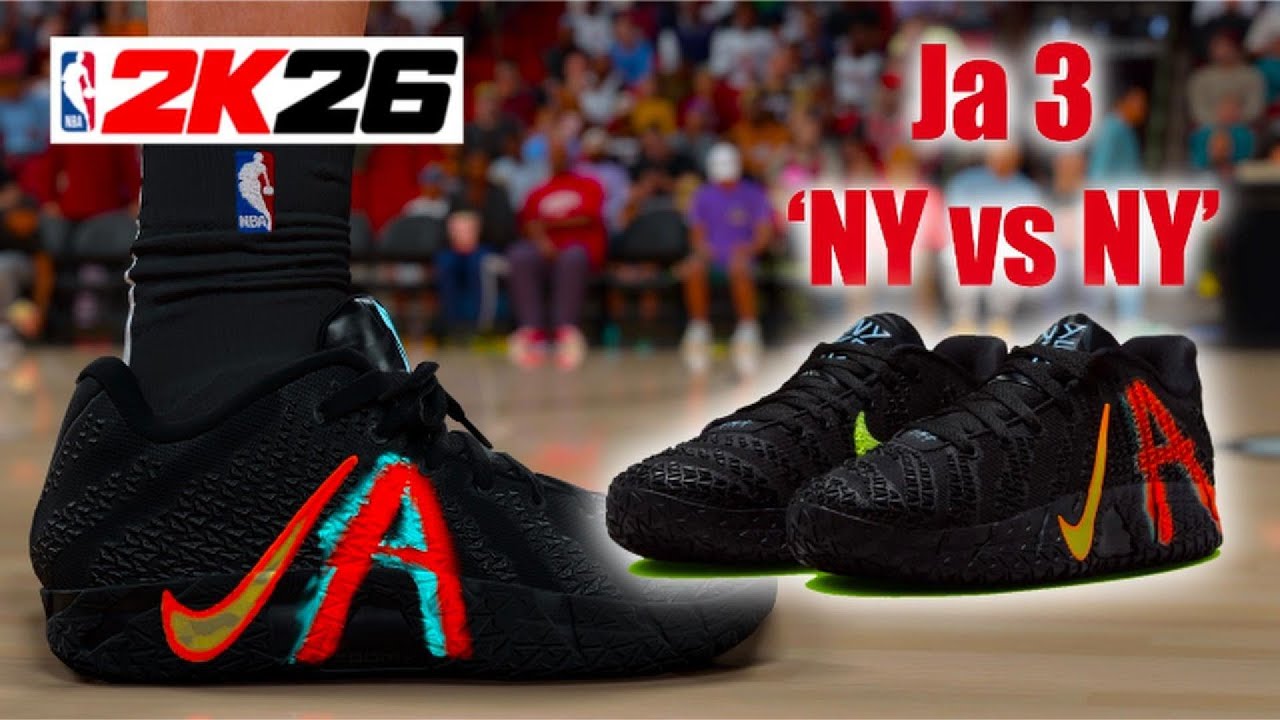 NBA 2K26 Shoe Creator - Nike Ja 3 NY vs. NY