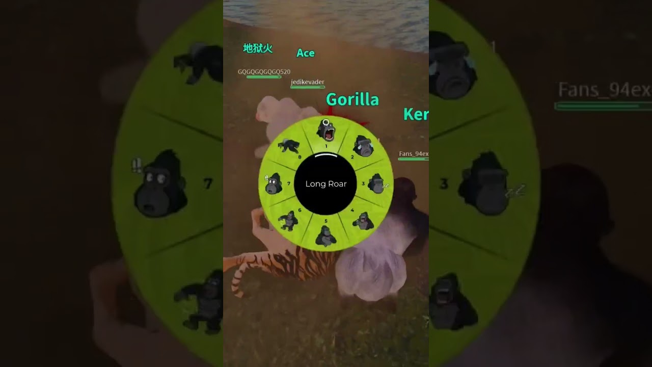 gorillas vs tigers vs okapis