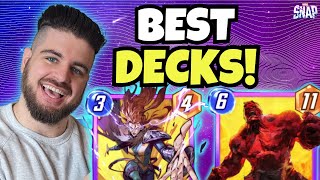 The BEST DECKS To Climb To Infinite In Marvel SNAP! | KMBest Top Decks 4/15/24 - April - TBolts SZN