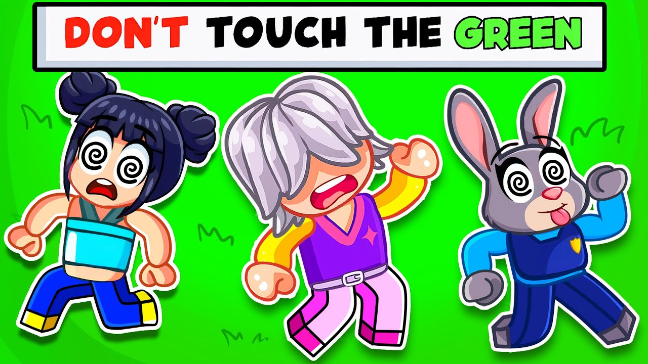 CAN'T TOUCH THE COLOR with SAJA Boy & JUDY Hopps in ROBLOX!!