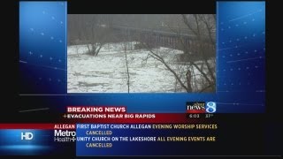 Muskegon River floods Mecosta Twp homes