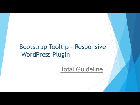 Bootstrap Tooltip -