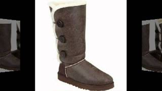UGG Bailey Button Triplet Bomber Womens Boots