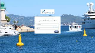 FullOceans GPS Tracker: online management interface