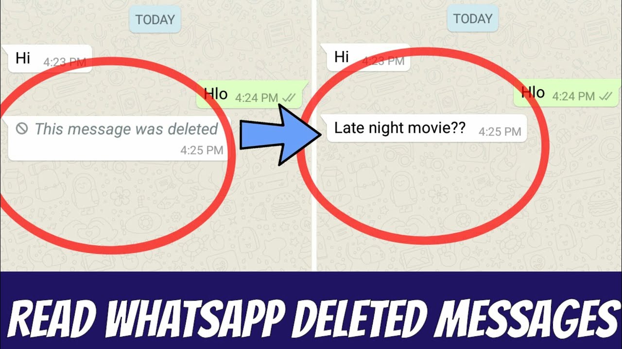 Read WhatsApp Deleted Messages - YouTube