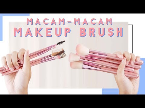 Tutorial dan Review Brush Set Pupa | Lokal Harga Murah Kualitas Oke Punya!. 