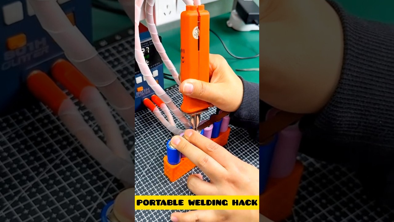 Why You Need a Portable Spot Welder for Your DIY Projects! 🔋#spotwelding #batterypack #diy #diytech