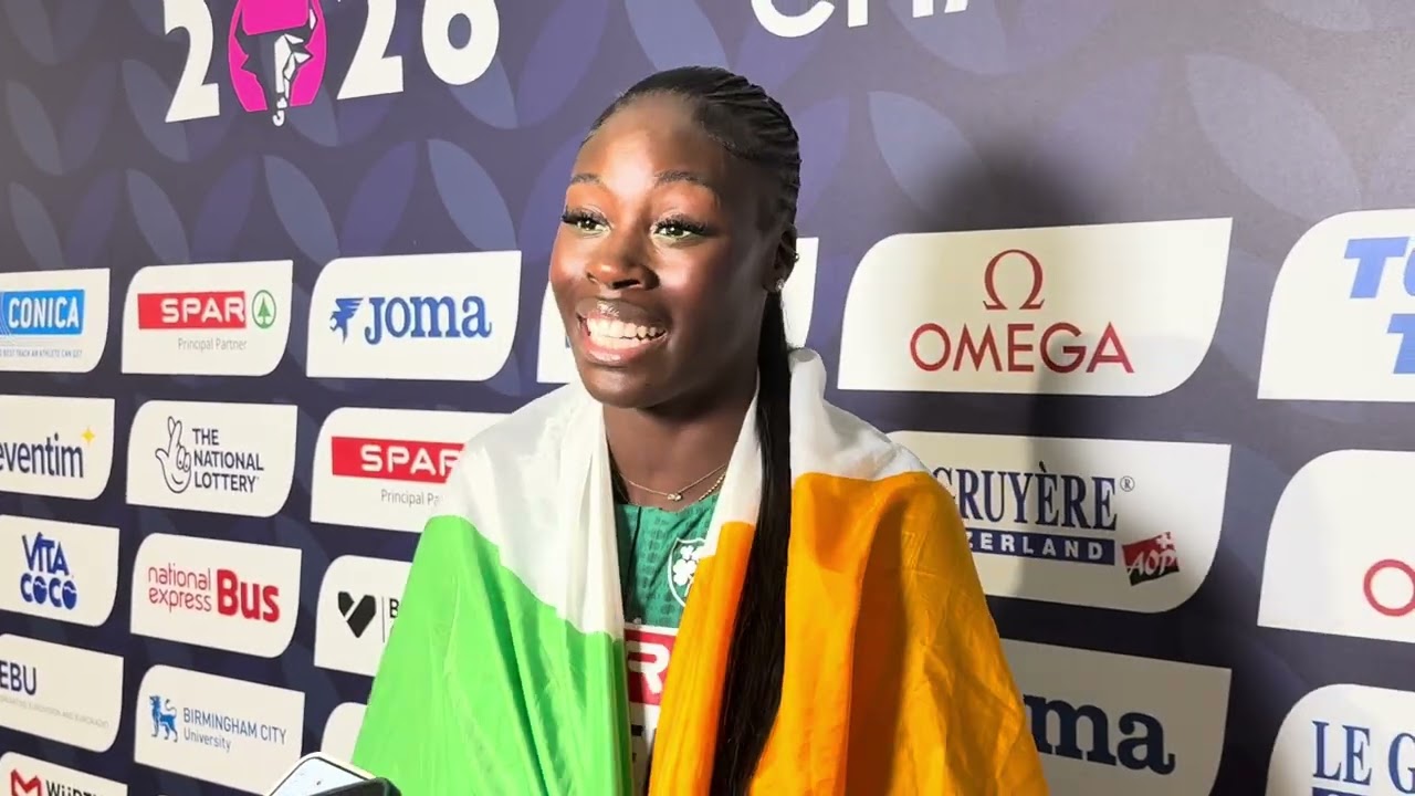 Rhasidat Adeleke After European Athletics Championships 200m Silver in 22.28 Irish National Record 