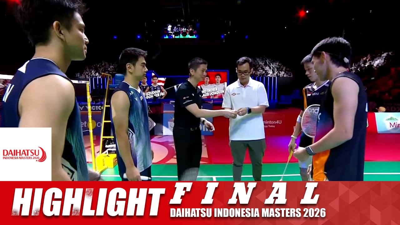 FINAL DAIHATSU Indonesia Masters 2026 | INDRA / JOAQUIN (INA) VS GOH / IZZUDDIN (MAS)
