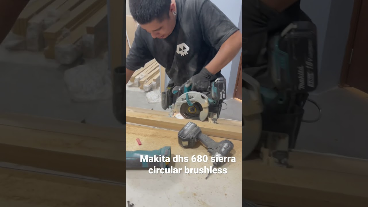 MAKITA. Sierra circular a batería de 165mm - DHS680. 