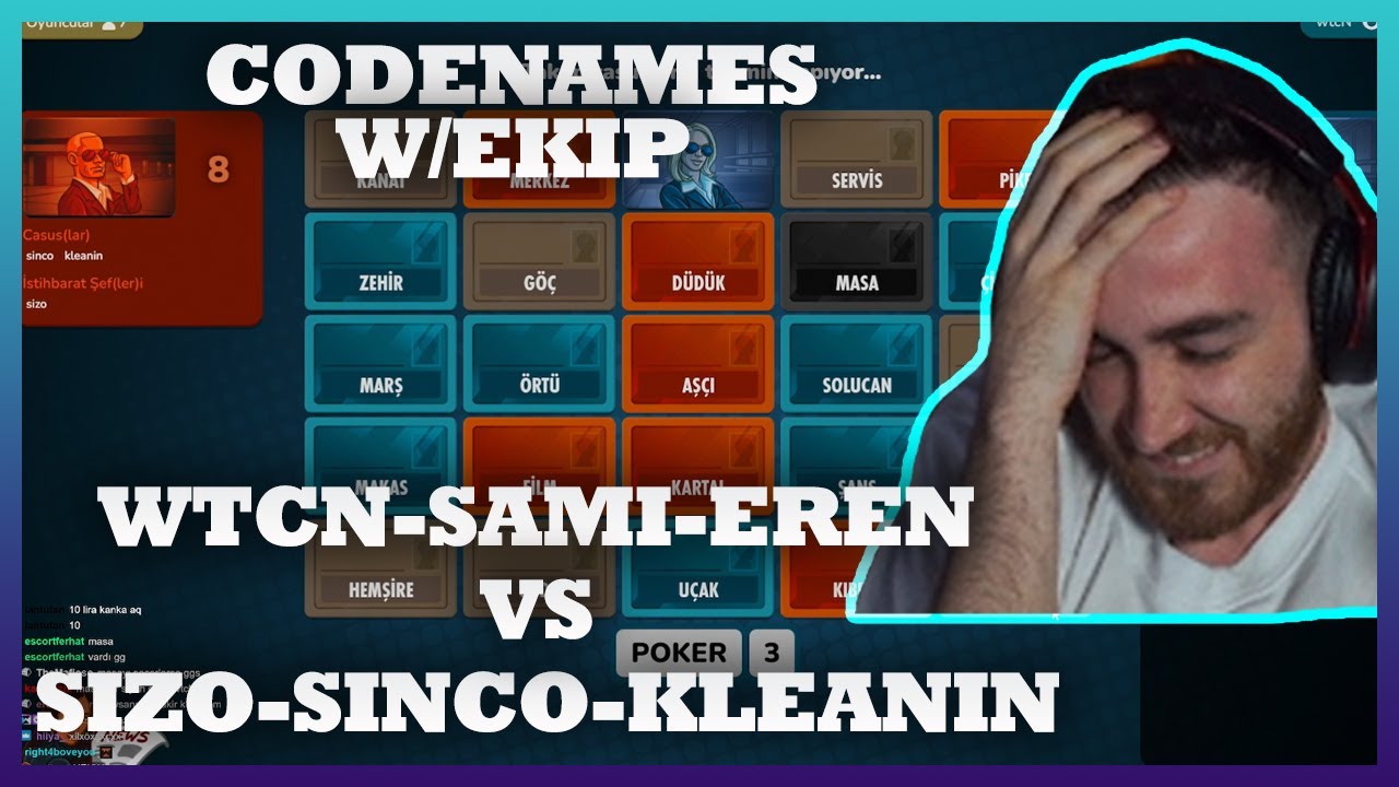 WTCN - EKİPLE CODENAMES OYNUYOR