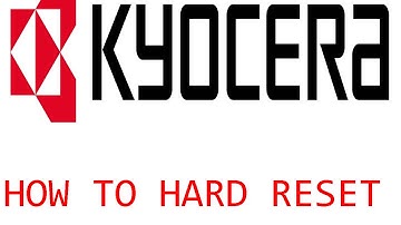How to hard reset a KYOCERA phone
