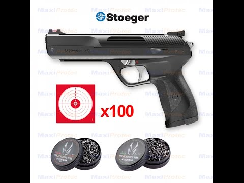 PISTOLET STOEGER AIRGUNS XP4 VERT 3 JOULES EN BLISTER - AIR COMPRIME - TIR  LOISIRS