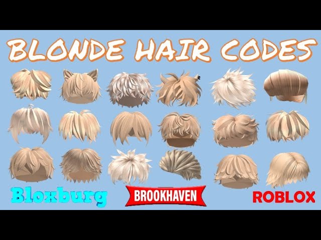 Emo Hair Swoop - Blonde - Roblox