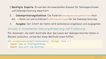 Wie man .Z-Dateien in Azure ADLS Gen2 mit Scala effektiv dekomprimiert