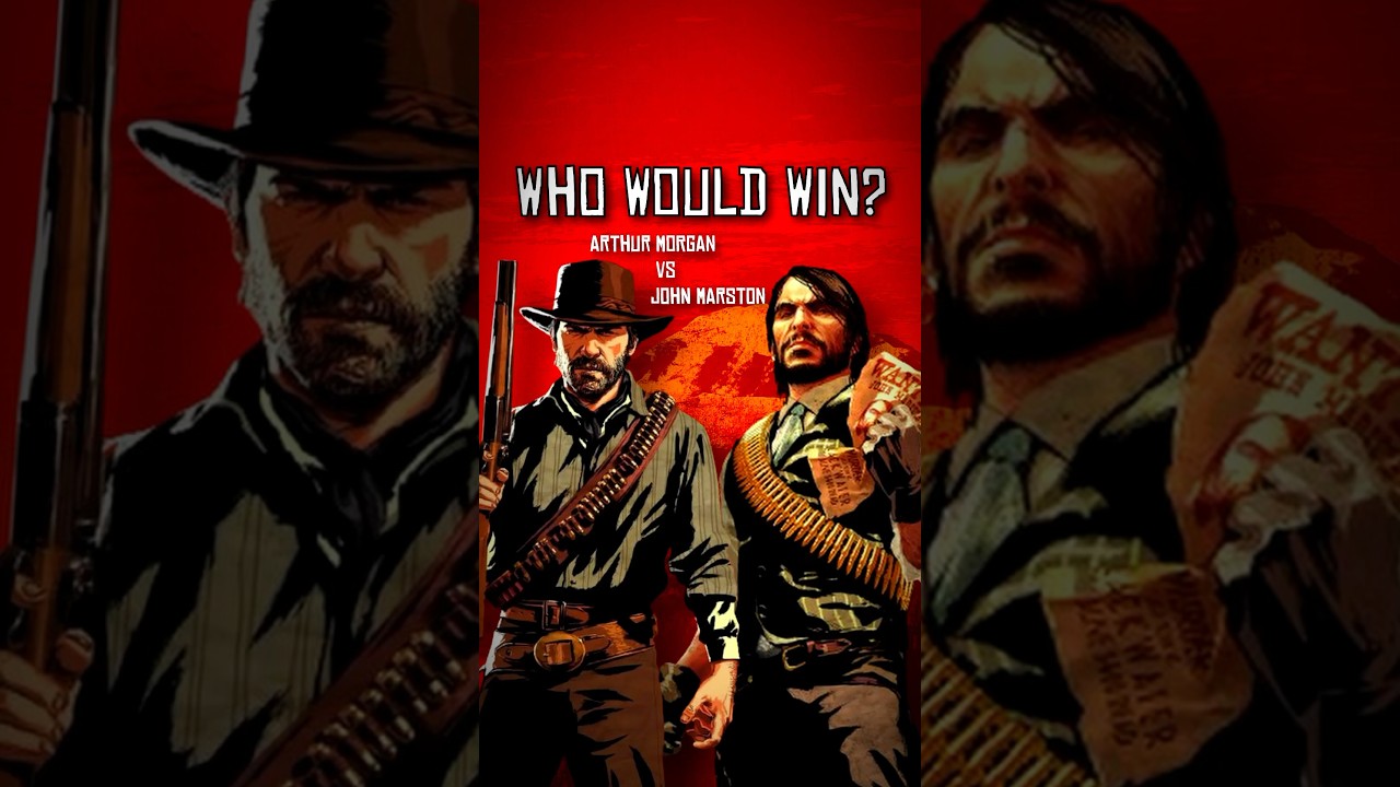 Артур против Джона, кто победит? #игра #reddeaddredemption #rdr2 #rdr #против #против #дебаты #битва