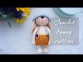 Crochet bunny pattern 