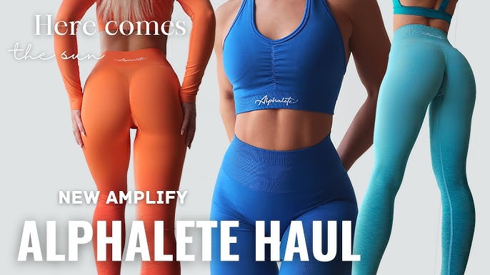 LEGGING REVIEW: alphalete amplify in chocolate #fyppp #fittok