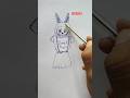 viral lububu doll on youtube 🤡🎨 how to draw labubu doll 🪆 #drawing #lububu #shorts