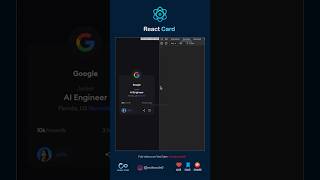 React Card #reactjs #frontenddevelopment